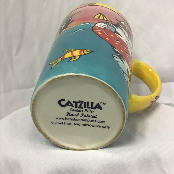Catzilla coffee mug by Candace Reiter- AVAILABLE! - Picture 7 of 8